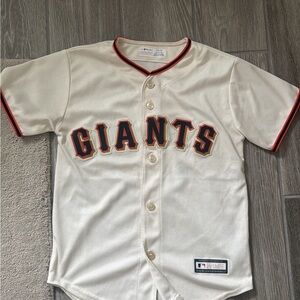Genuine Merchandise Cream Giants Kids Jersey
